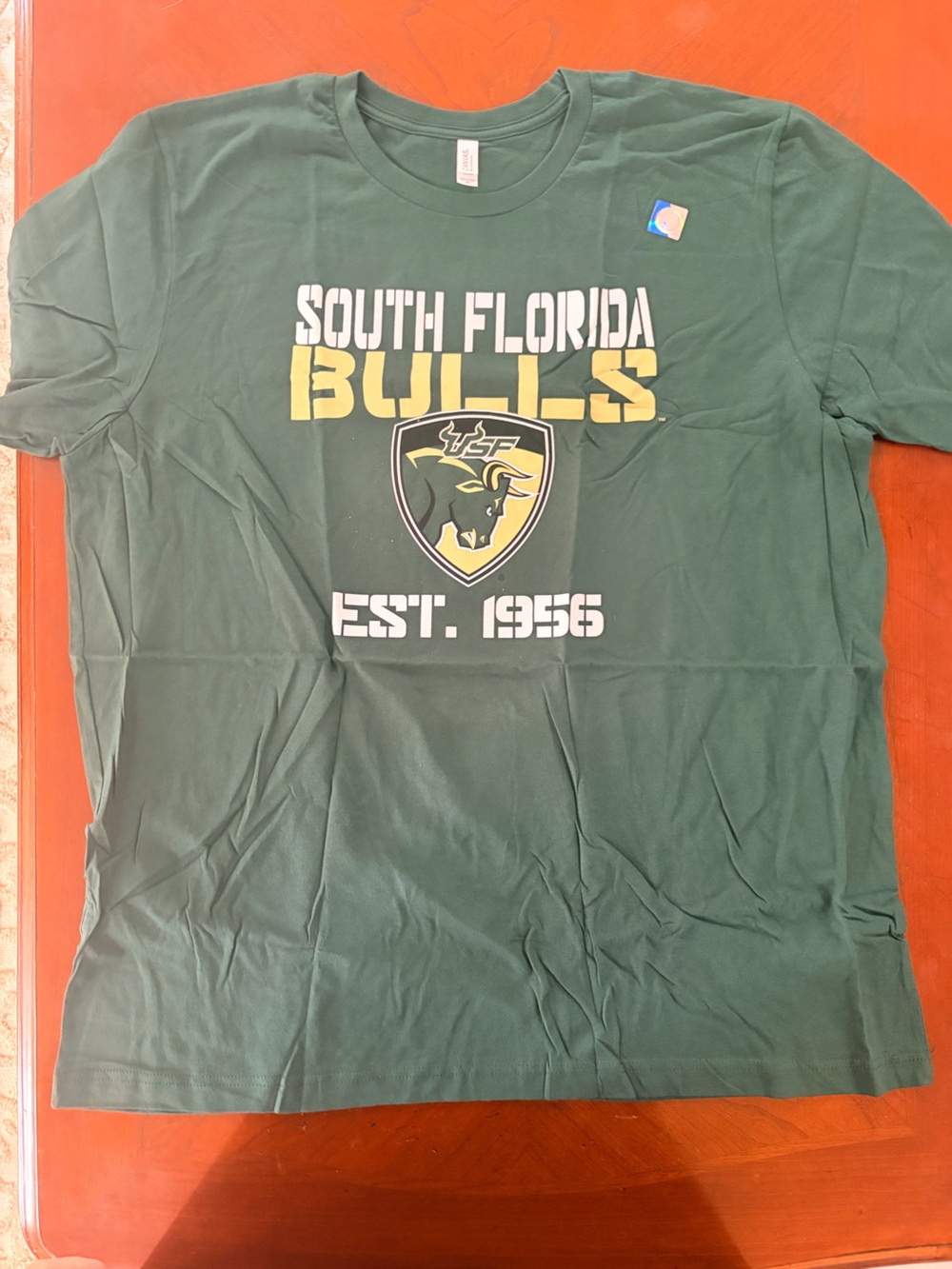 Bella Canvas Green South Florida Bulls Graphic Tee